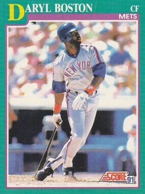 Daryl Boston - Score 91 Baseball Card